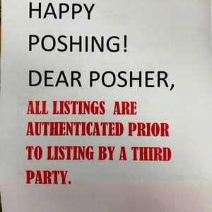 All listings are authenticated prior to listing